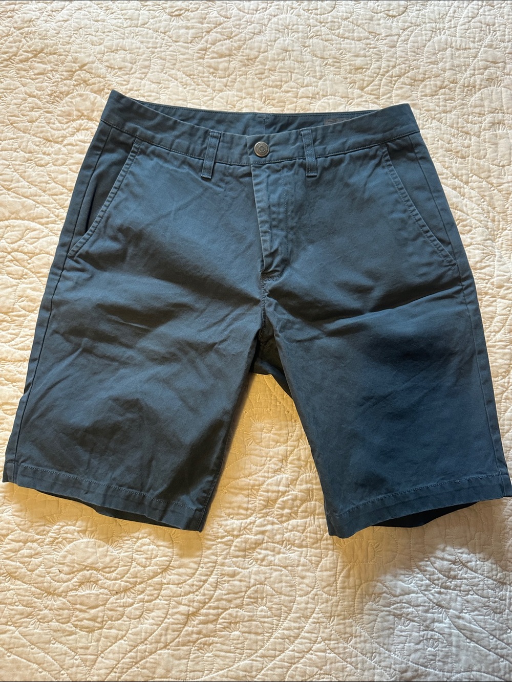 Bonobos Slate Blue Everyday Flat-Front Shorts